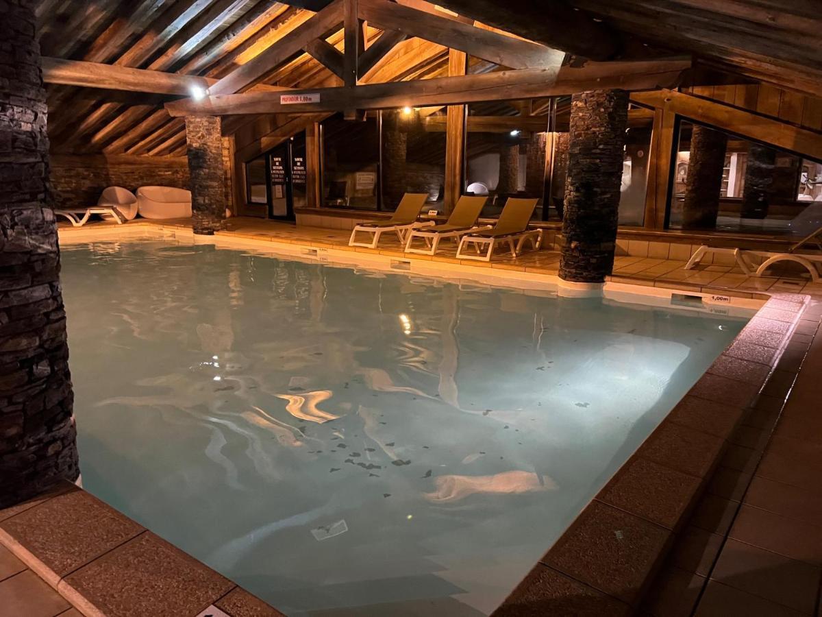 Appartement Ski Aux Pieds Dans Residence Premium Piscine, Sauna Hamam Saint-Martin-de-Belleville Exterior photo